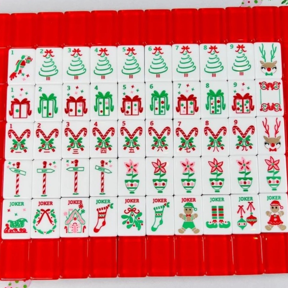 Mahjong Holiday Tile Set